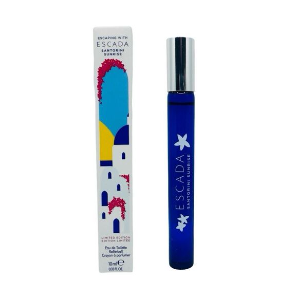 Escada Santorini Sunrise Eau de Toilette Rollerball Ltd Ed 0.33 fl oz / 10 ml - Picture 1 of 3